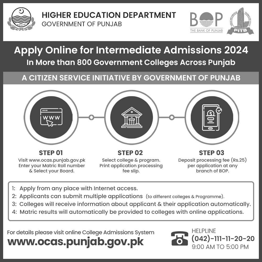 Ocas Application Procedure
